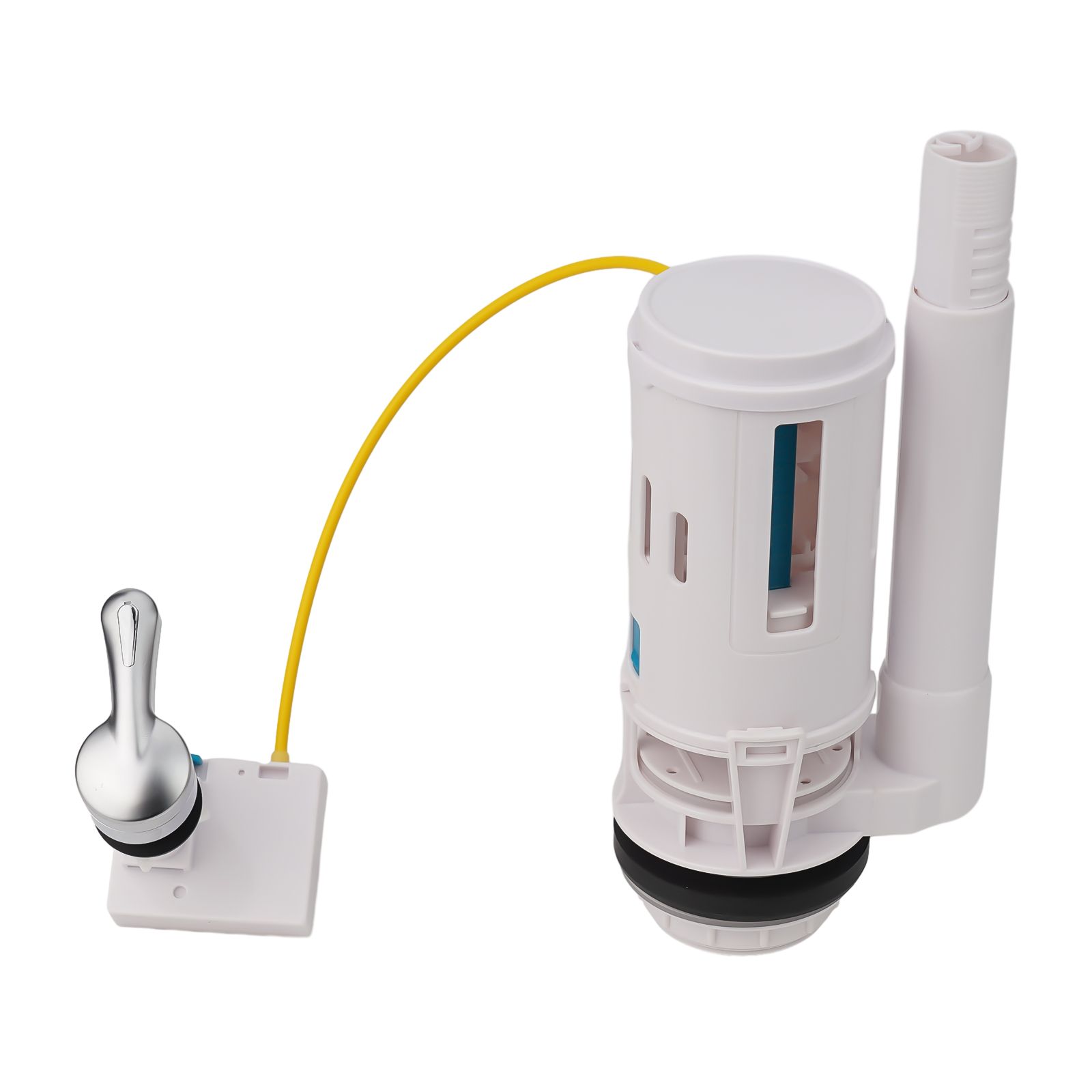 Toilet Fill Valve - صمام تدفق مزدوج بلاستيكي للتحكم، ملحقات
