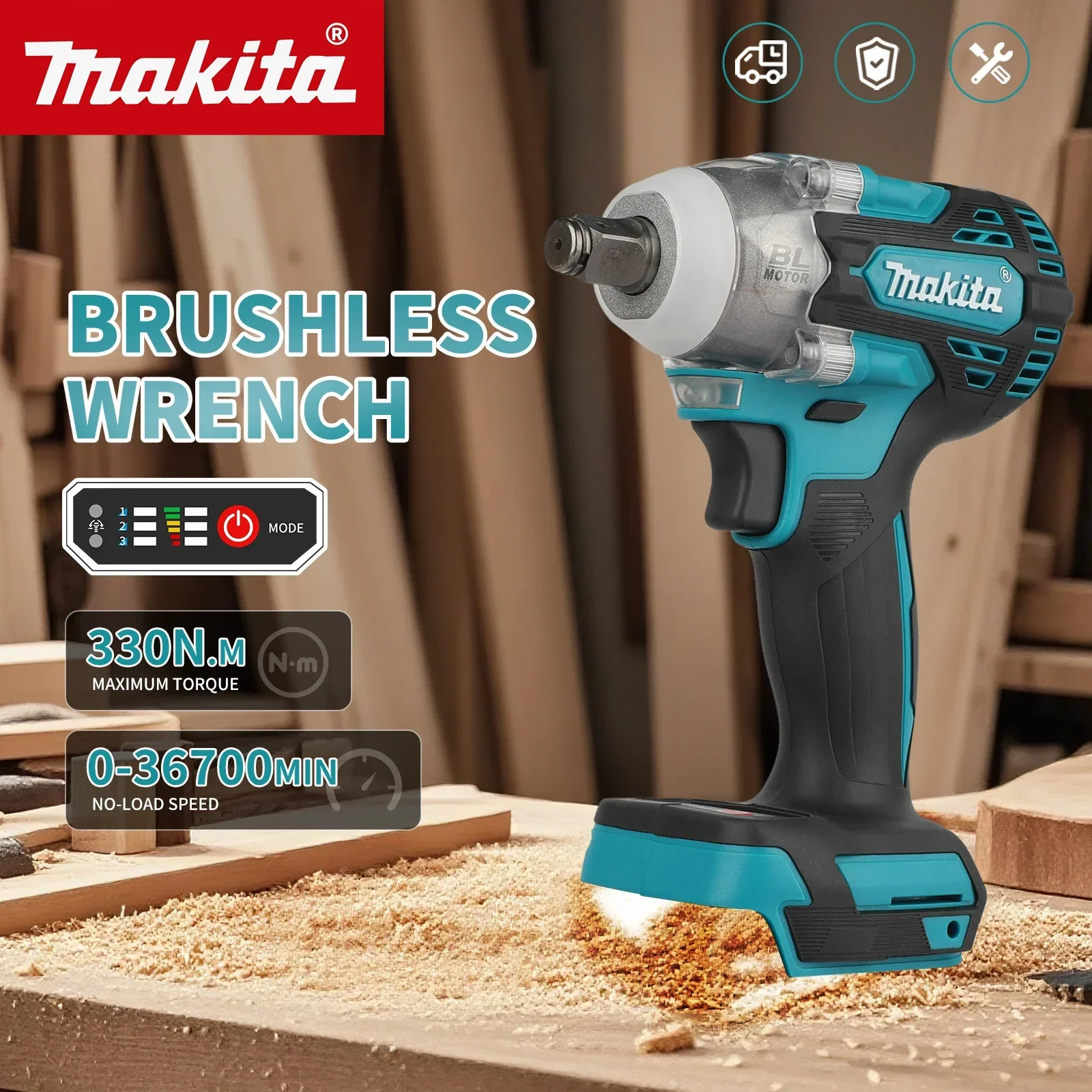 Makita Drill Dtw300 - مفتاح ربط تأثيري ماكيتا DTW300 بقوة