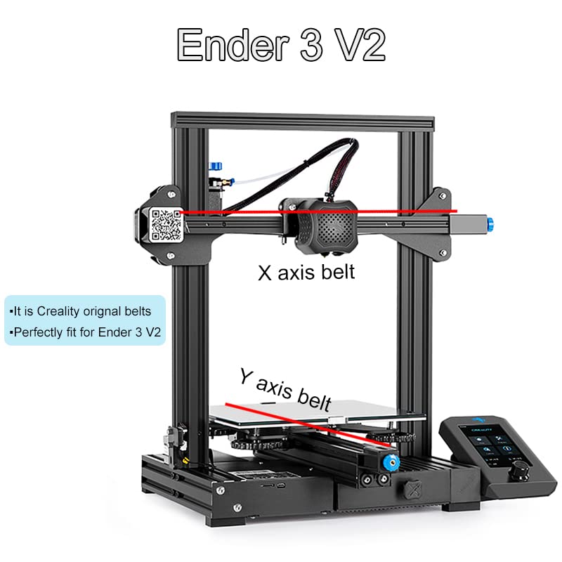 أحزمة كرياليتي الرسمية 2GT-6mm - مراجعة Creality Printer K1 وسعره