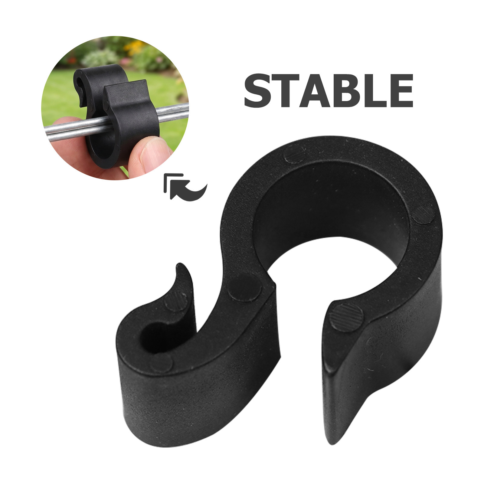 80 قطعة من مشابك تثبيت أنابيب  - مراجعة Plastic Pipe Clip وسعره