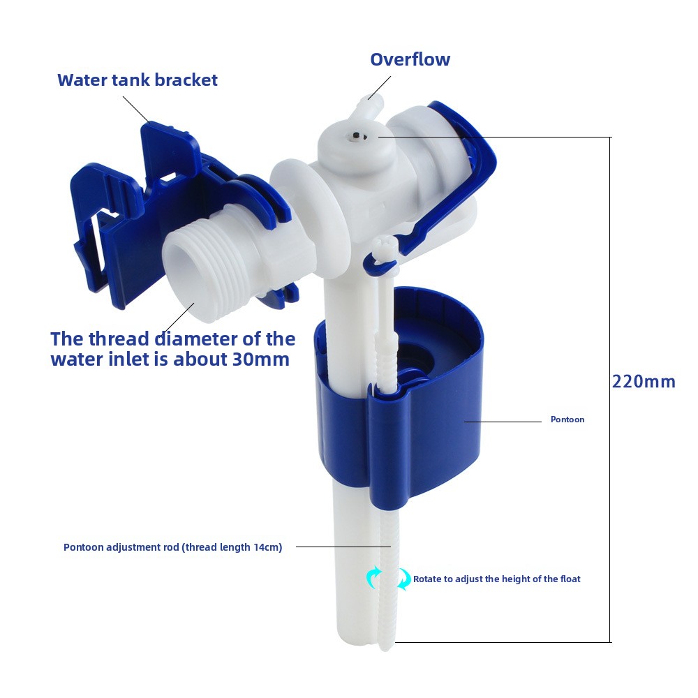 طقم صمام تعبئة وصمام تفريغ متو - مراجعة Toilet Fill Valve وسعره