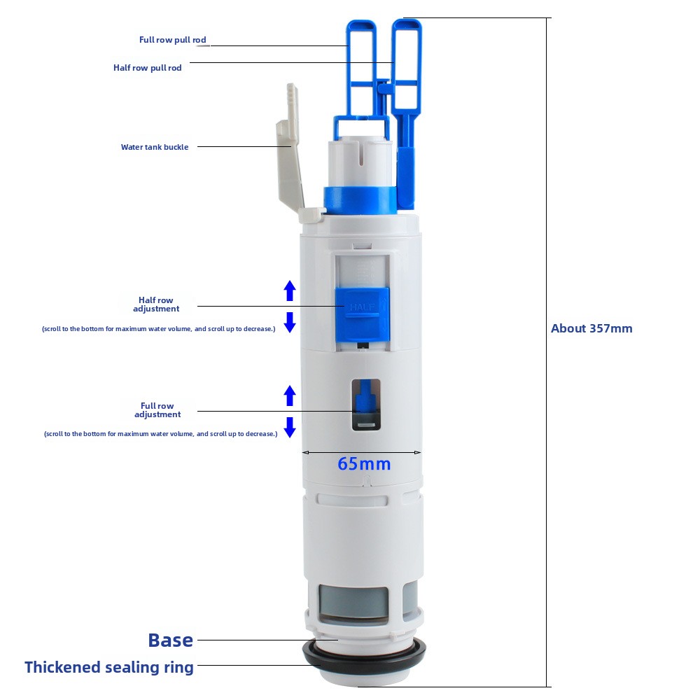 طقم صمام تعبئة وصمام تفريغ متو - مراجعة Toilet Fill Valve وسعره