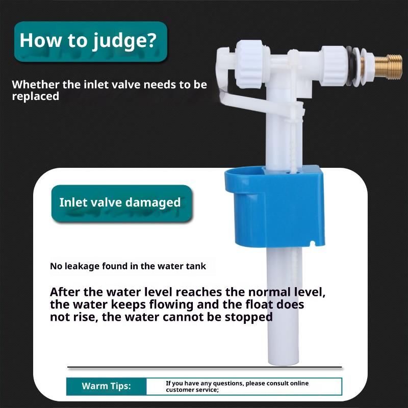 صمام جديد 1 قطعة بمقاسات G3/8  - مراجعة Toilet Fill Valve وسعره